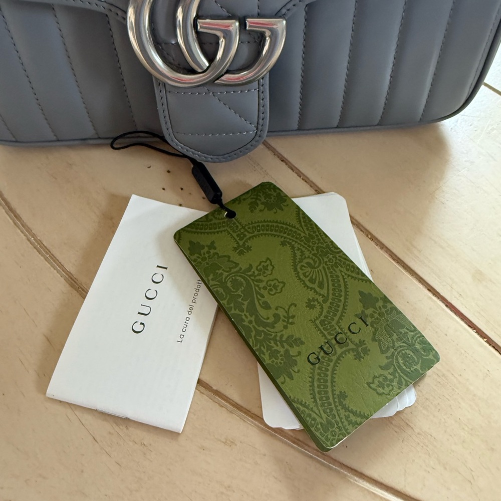 Lot of 2X ‼️Gucci Gray Marmont crossbody & Prada crossbody purse 💖 - Picture 14 of 16